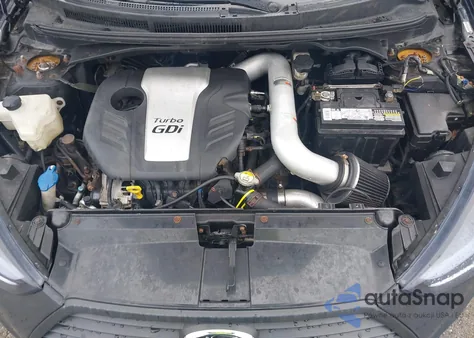 2013 Hyundai Veloster Turbo W/Blue z USA, uszkodzony, nr VIN KMHTC6AE1DU110308